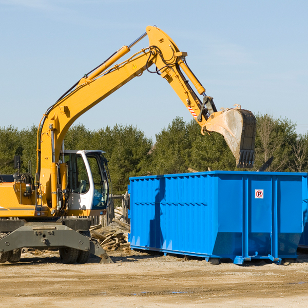 are there any restrictions on where a residential dumpster can be placed in Chester MA